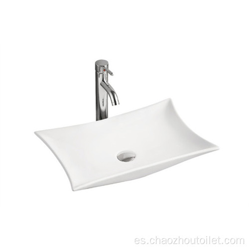 Lavabo de cerámica del cuarto de baño de cerámica árabe wither art basin